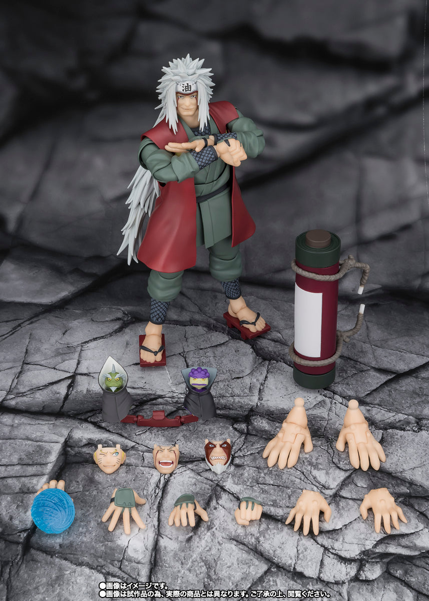 S.H.Figuarts Jiraiya -Hidden Leaf Heroic Master Sage- (Sage Mode Set)