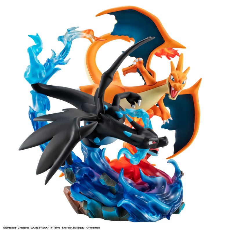 G.E.M.EX Series Pokemon Mega Charizard X & Mega Charizard Y